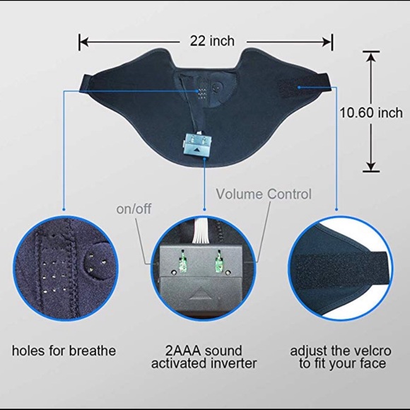 Cool Bloody Jaws Light up LED Sound Reactive Mask - Picture 2 of 2